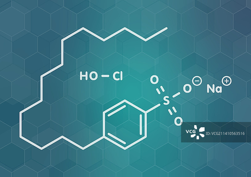 次氯氧酸钠防腐分子，图示图片素材