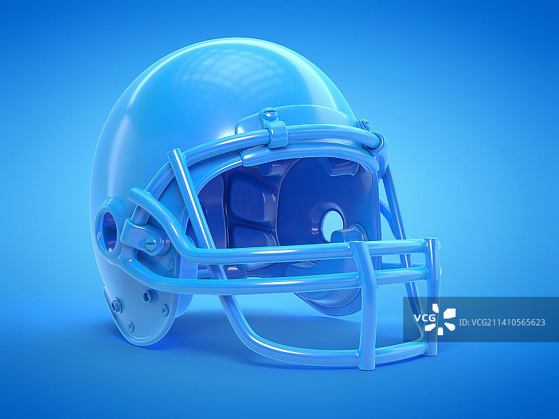 橄榄球头盔插画图片素材