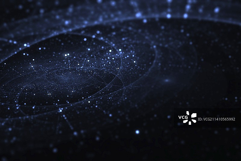 深邃太空分形插画图片素材