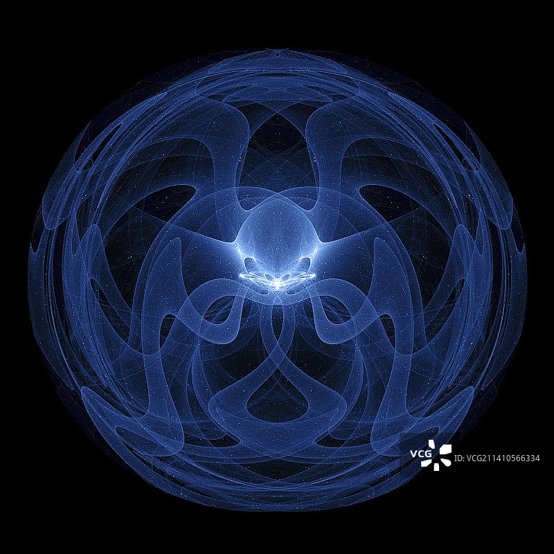 带触角的外星人抽象插图图片素材