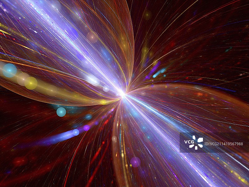 等离子分形图图片素材