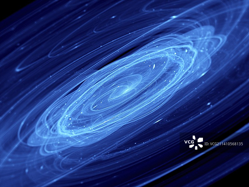 太阳系早期阶段分形插图图片素材