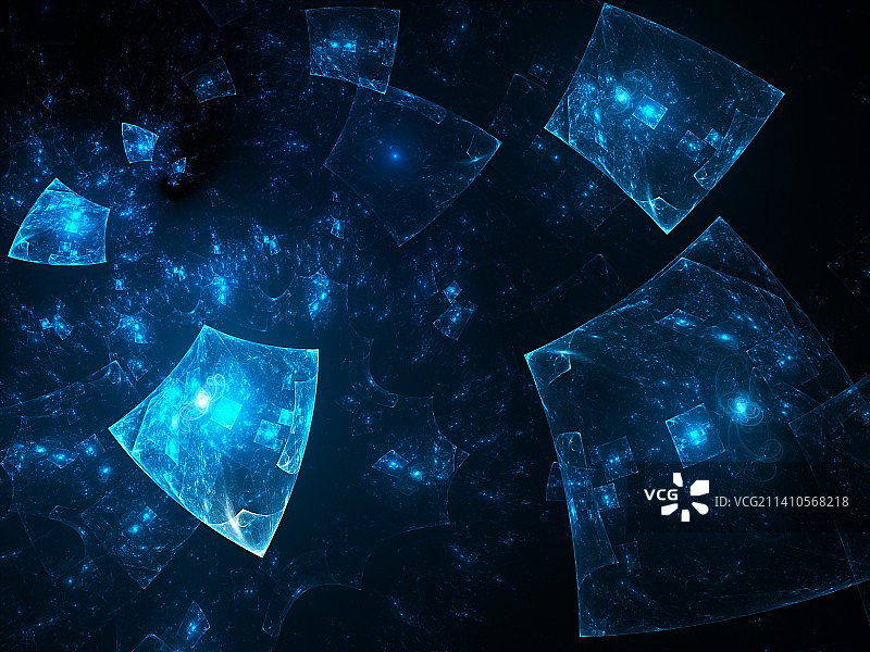 抽象分形插图图片素材