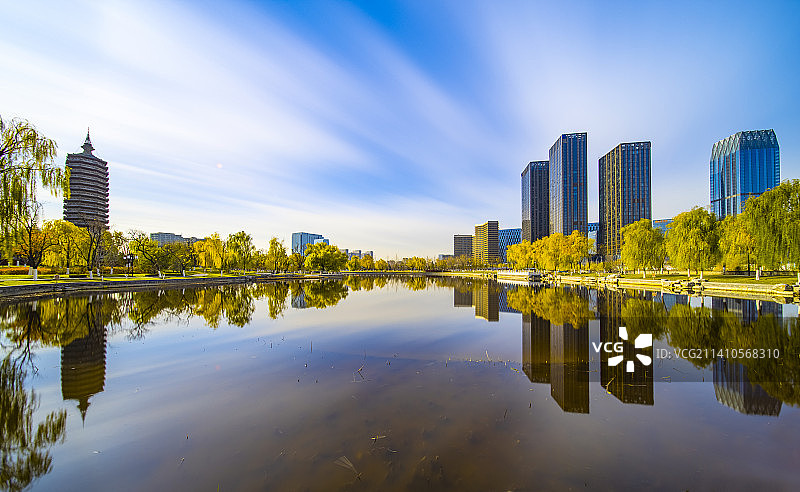 北京城市副中心运河商务区图片素材