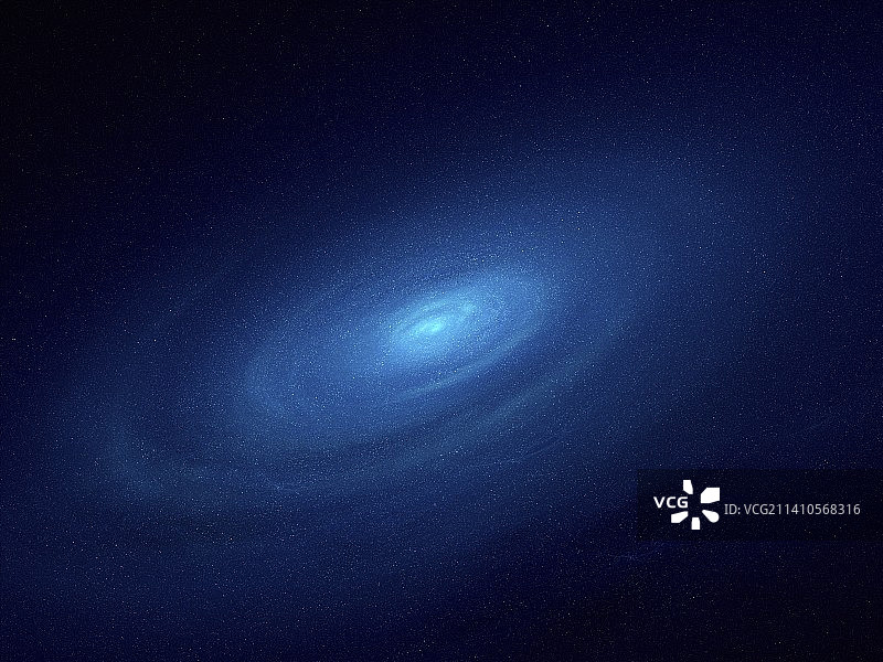 螺旋星系抽象插图图片素材