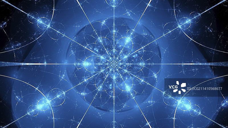 量子模型，抽象图图片素材