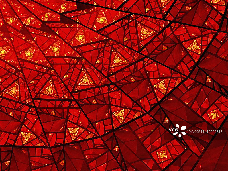 彩色玻璃抽象插图图片素材