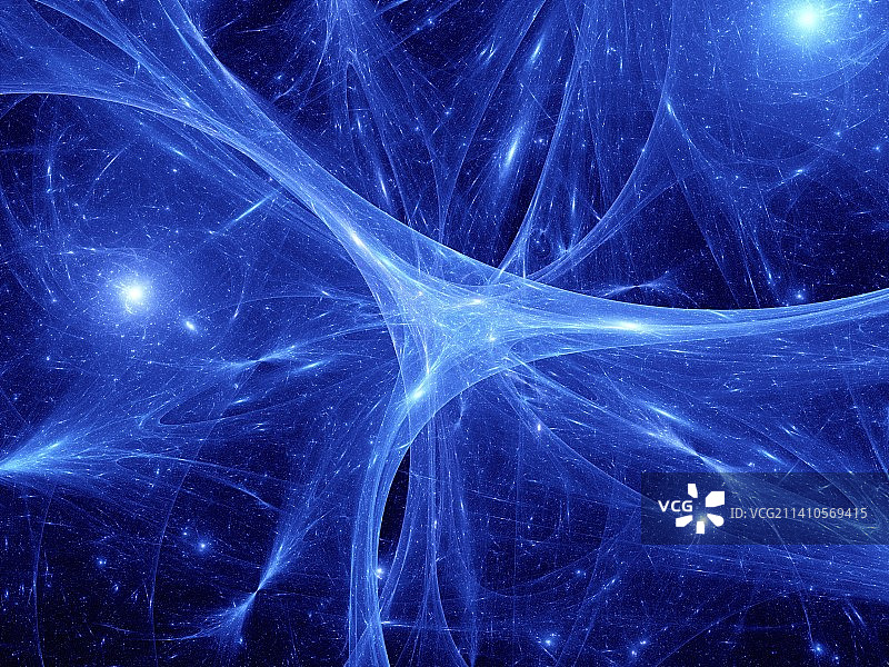 突触，抽象插图图片素材