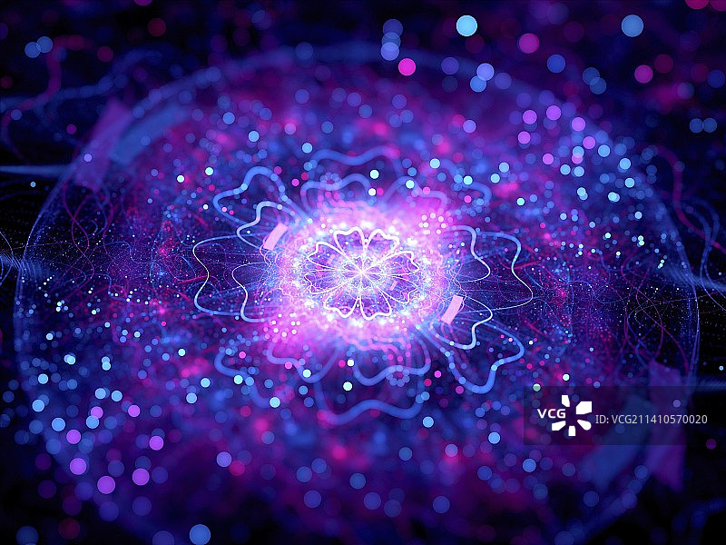 希格斯玻色子分形图图片素材