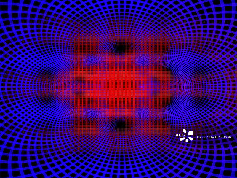 量子计算机处理器，抽象图图片素材