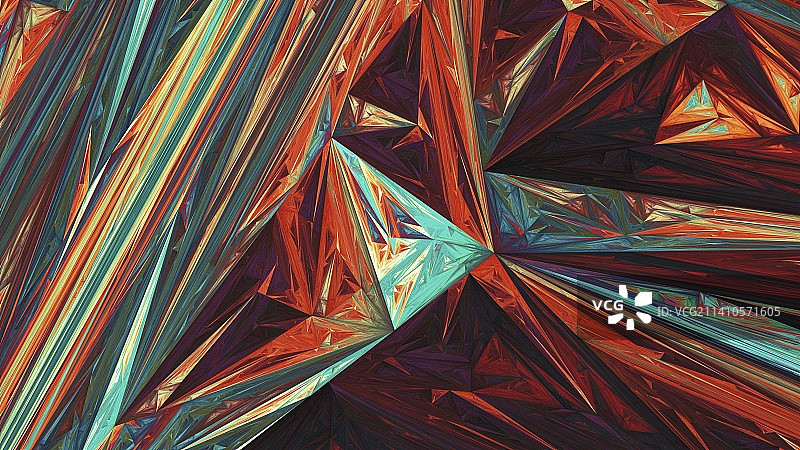 抽象分形插图图片素材