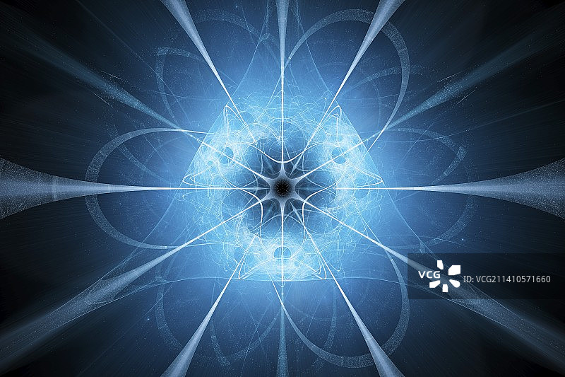 核技术抽象插画图片素材