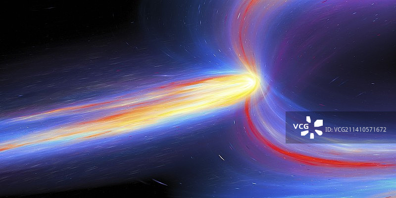 彗星抽象插画图片素材