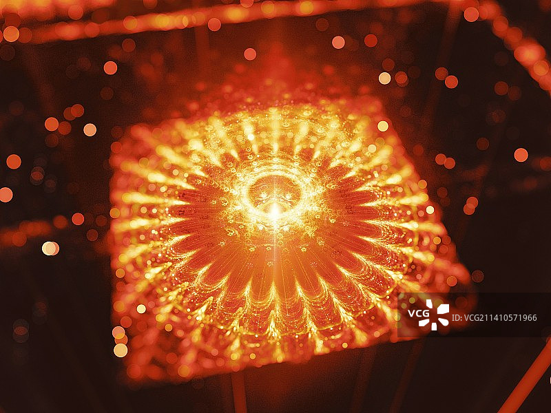 量子处理器抽象图图片素材