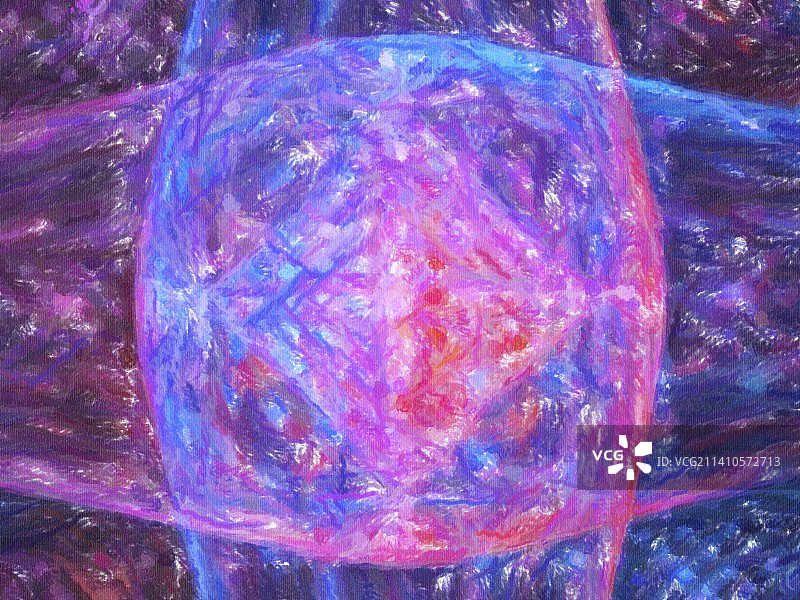 抽象分形插图图片素材