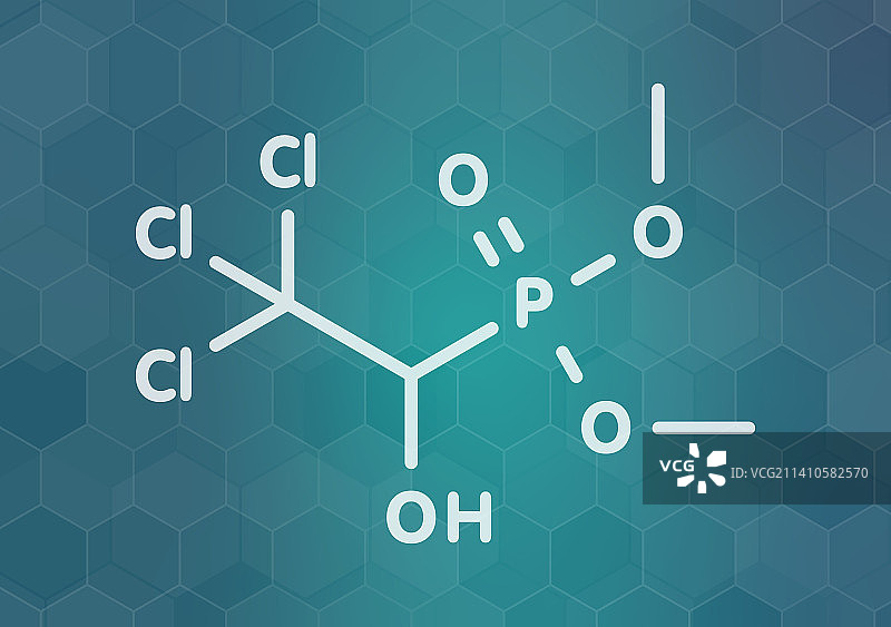 甲敌隆杀虫剂分子，图示图片素材