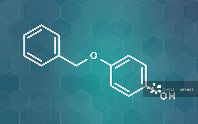 莫诺苯宗药物分子结构图图片素材