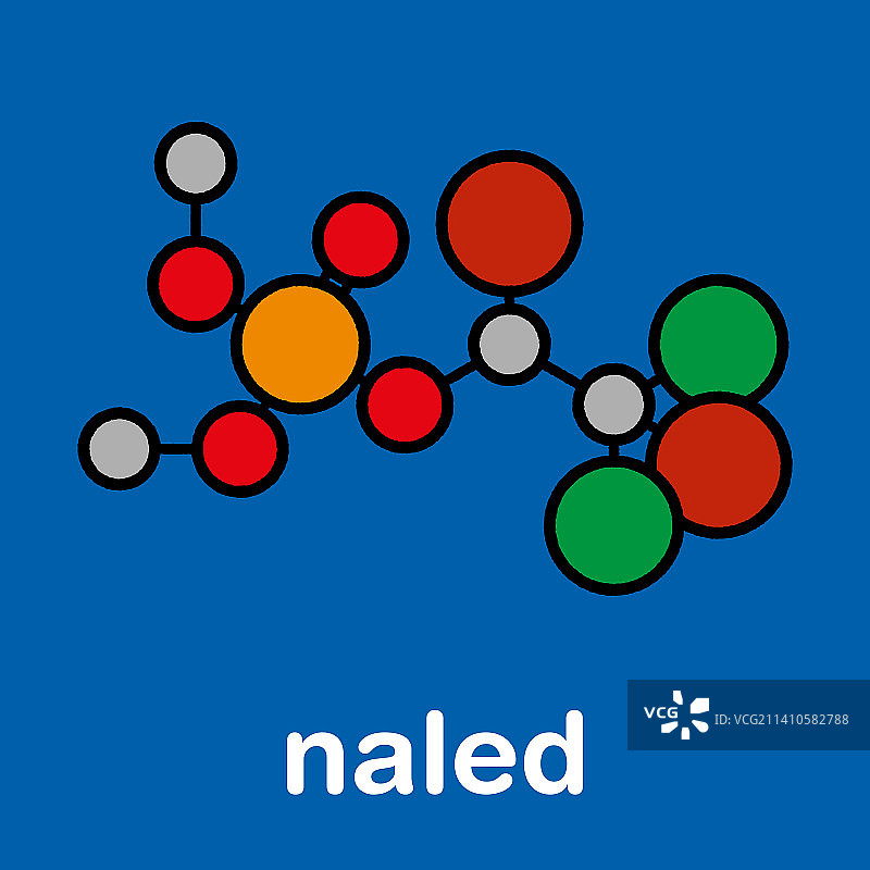 杀虫剂溴隐亭分子结构图图片素材