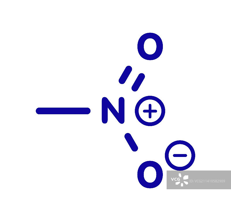 硝基甲烷燃料分子插图图片素材