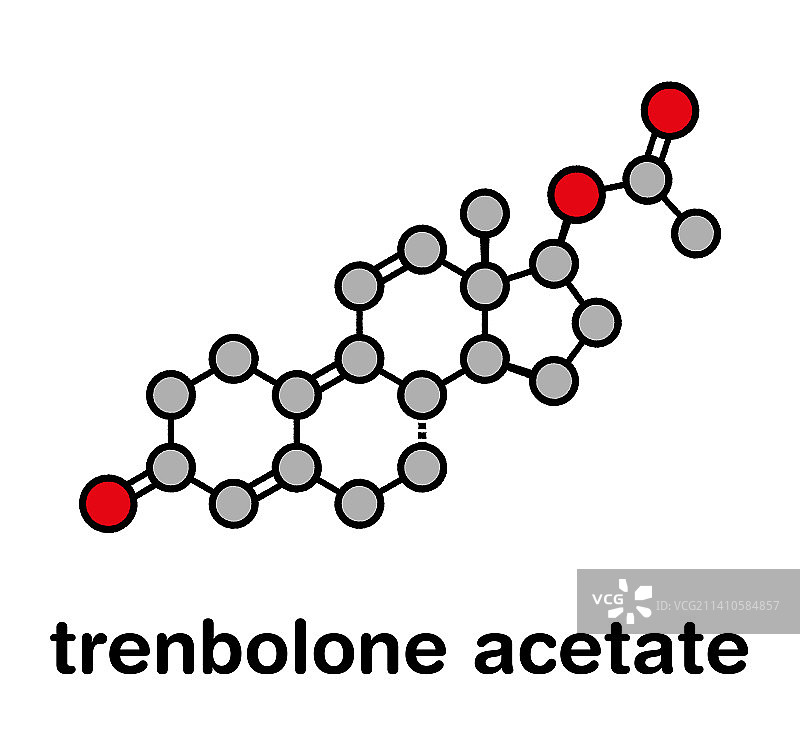 醋酸群勃龙促进牛生长，插图图片素材