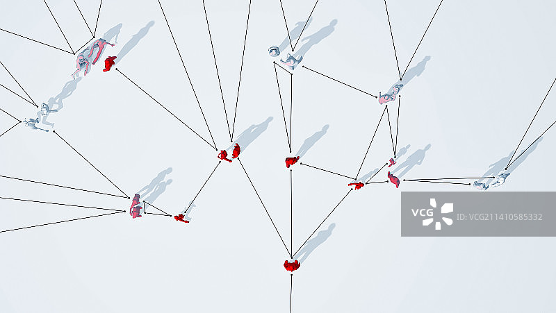 通过社交接触传播病原体插图图片素材