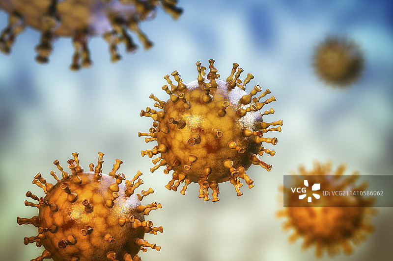 水痘病毒，图示图片素材