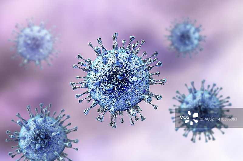 人巨细胞病毒图示图片素材