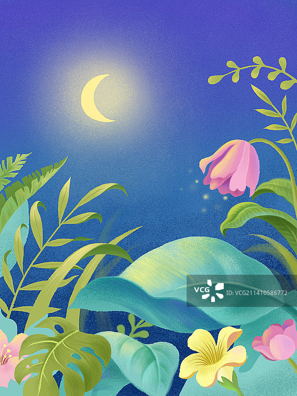 《月夜》图片素材