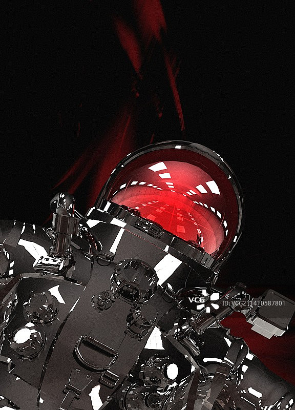 宇航员身穿宇航服插画图片素材