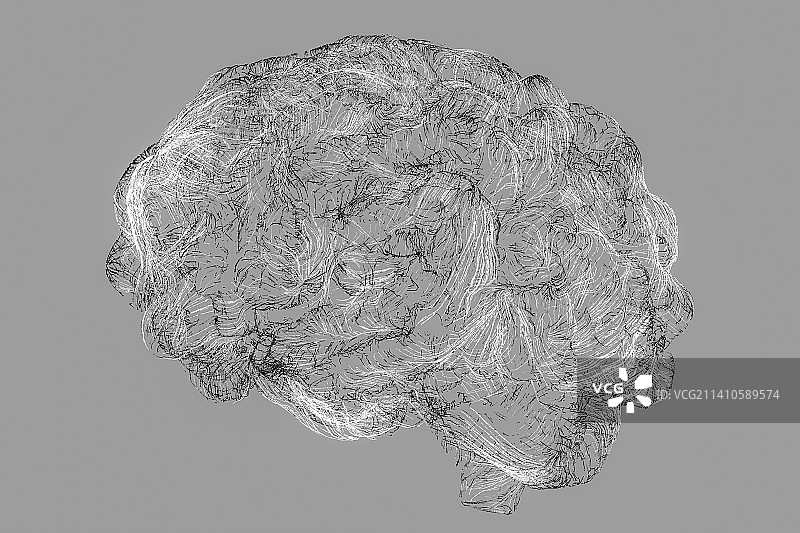 大脑神经网络，图示图片素材