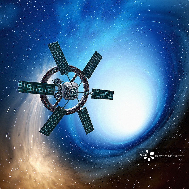 太空探测器插画图片素材