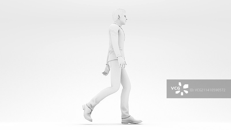 行走的人，插画图片素材