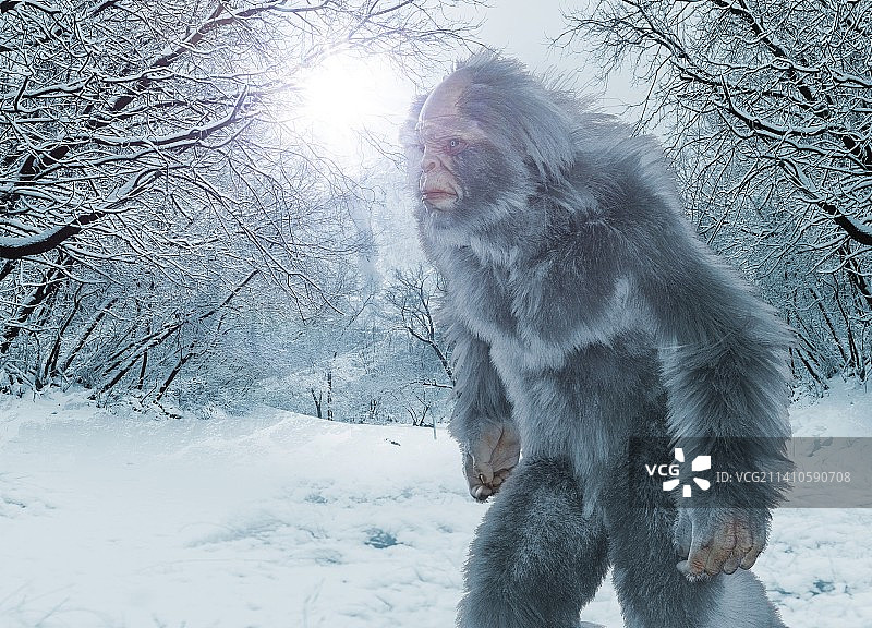 雪人插画图片素材