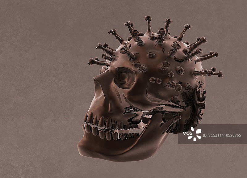 冠状病毒疾病概念图图片素材