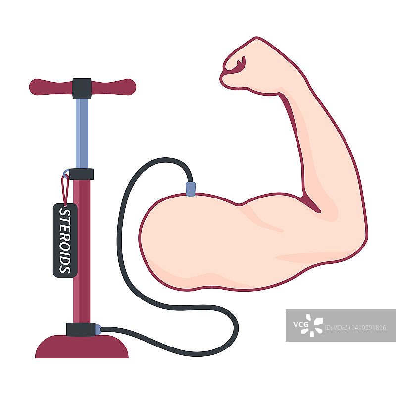 合成代谢类固醇使用概念图图片素材