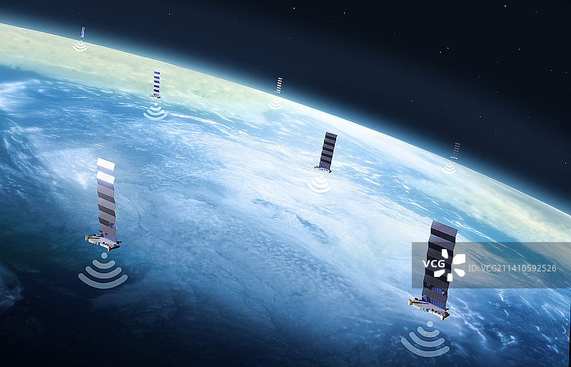 星链卫星示意图图片素材