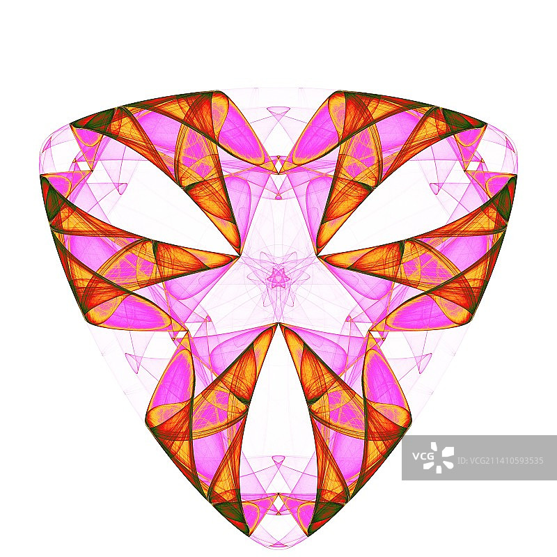 抽象分形插图图片素材