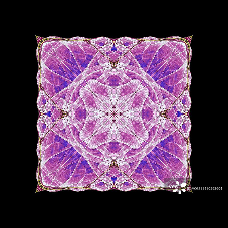 抽象分形插图图片素材