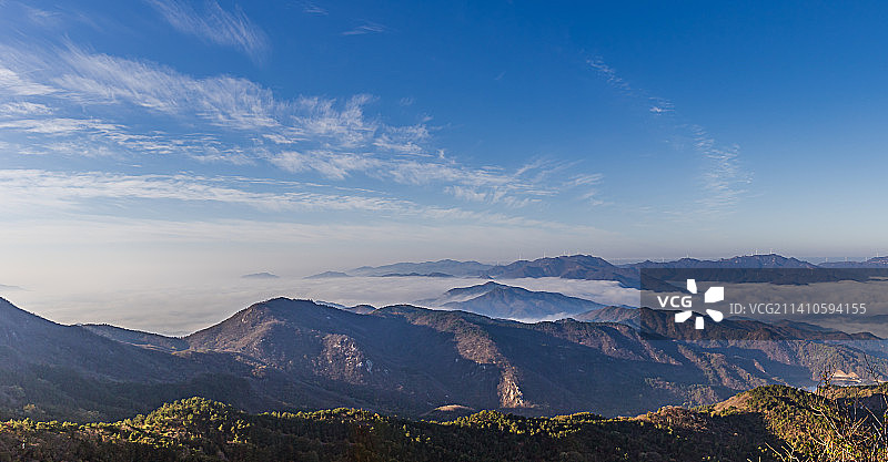 云中公园鸡公山图片素材