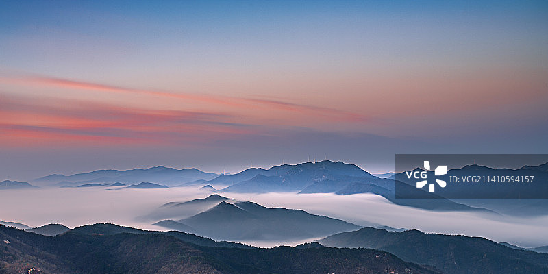 云中公园鸡公山图片素材