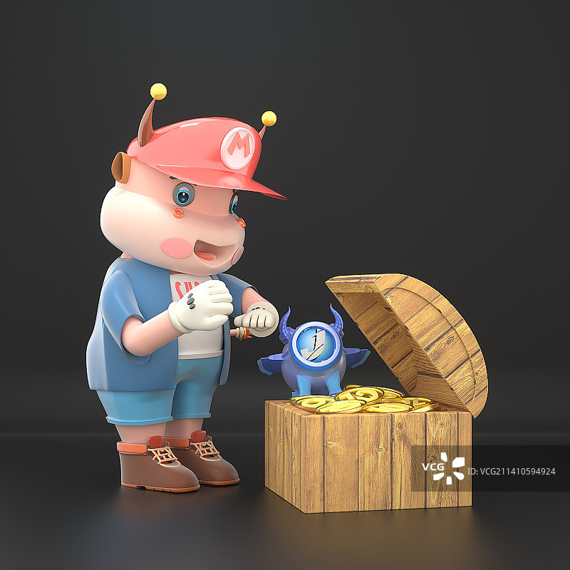 宝箱金币图片素材