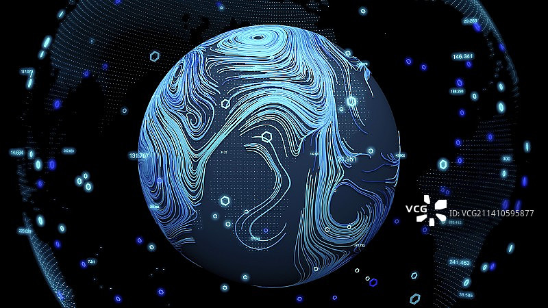 数字地图概念插图图片素材