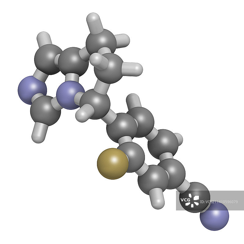奥西洛司他治疗库欣综合征药物分子，图示图片素材