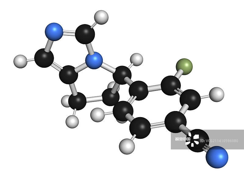 奥西洛司他治疗库欣综合征药物分子，图示图片素材