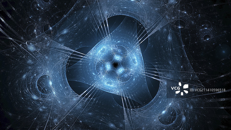 未来主义太空科技概念插图图片素材