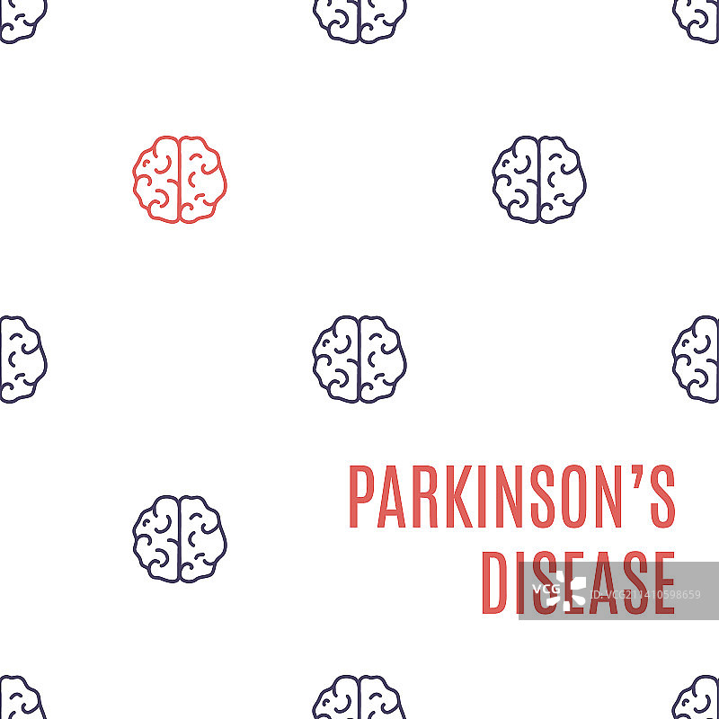帕金森病概念图图片素材