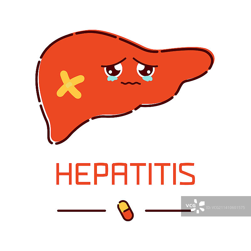 肝炎概念图图片素材