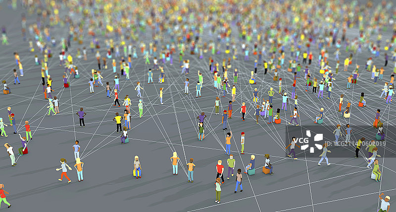 社交连接插图图片素材