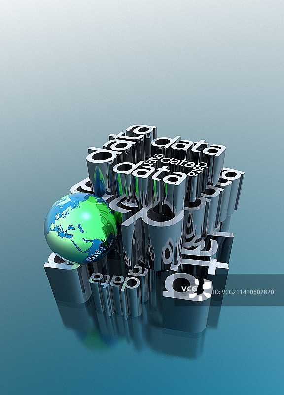 全球数据概念插图图片素材