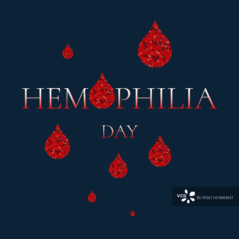 血友病概念图图片素材
